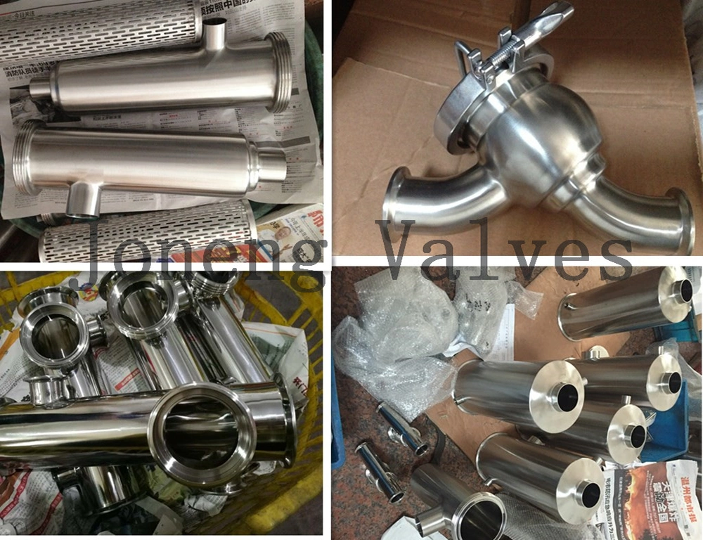 Stainless Steel Dairy Sanitary Water Air Welded Y Type Filter Purufier Strainer (JN-ST1007)